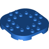 LEGO® los onderdeel Plaat Aangepast in kleur Blauw 66789